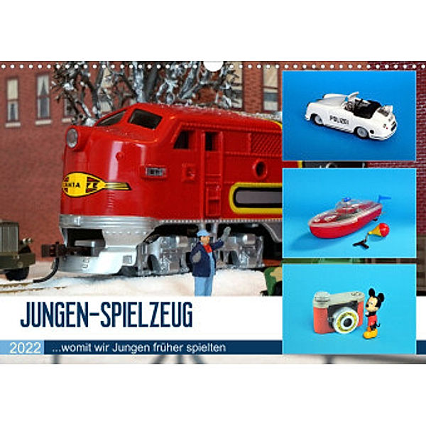 Jungen-Spielzeug (Wandkalender 2022 DIN A3 quer), Klaus-Peter Huschka
