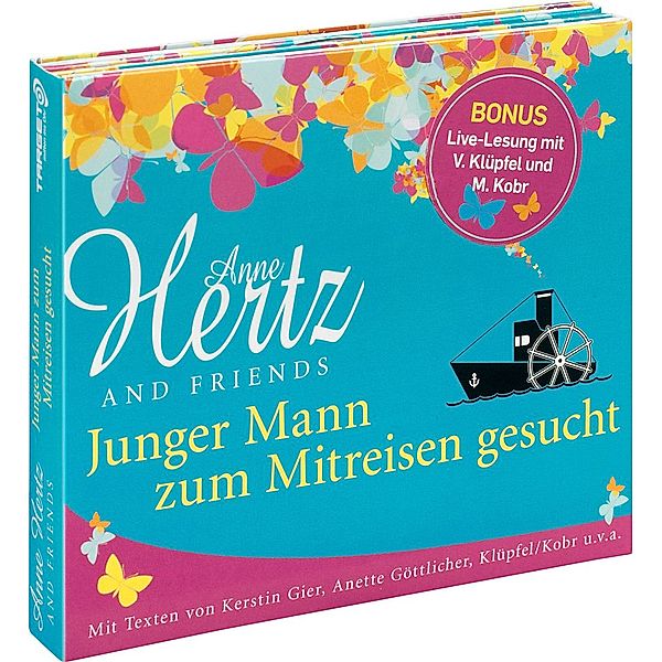 Junger Mann zum Mitreisen gesucht, Hörbuch, Anne Hertz, Kerstin Gier, Volker Klüpfel, Michael Kobr