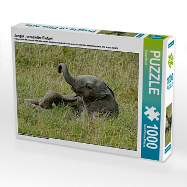 Junger , verspielter Elefant (Puzzle), Susan Michel