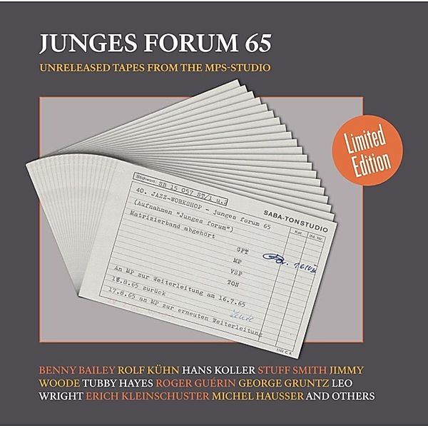 Junges Forum 65 - Unreleased Tracks From The Mps-S (Vinyl), Hans Koller Leo Wright Rolf Kühn & More