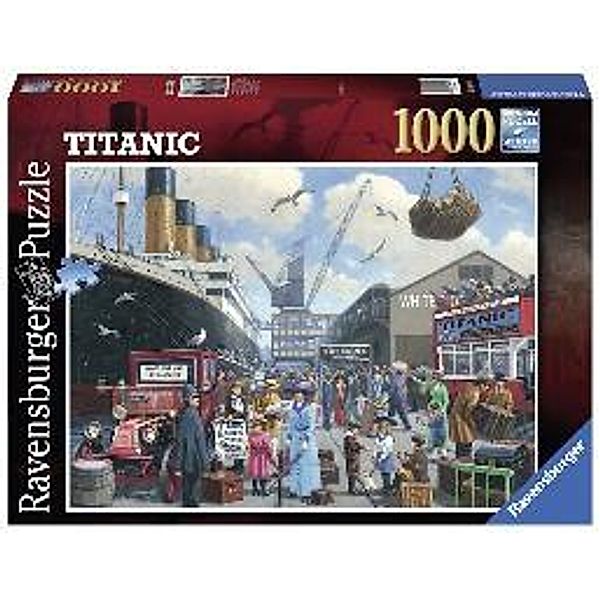 Jungfernfahrt der Titanic Puzzle 1000 Teile
