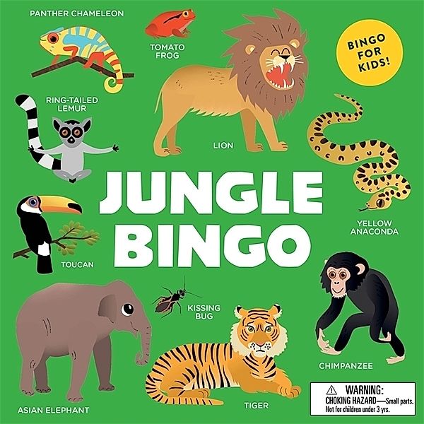 Laurence King Verlag GmbH Jungle Bingo (Kinderspiel), Caroline Selmes