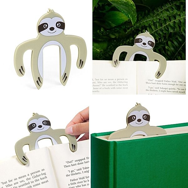 Jungle Bookholder Faultier | Bücherhalter | Seitenhalter | Lesehilfe | Deutsche Version