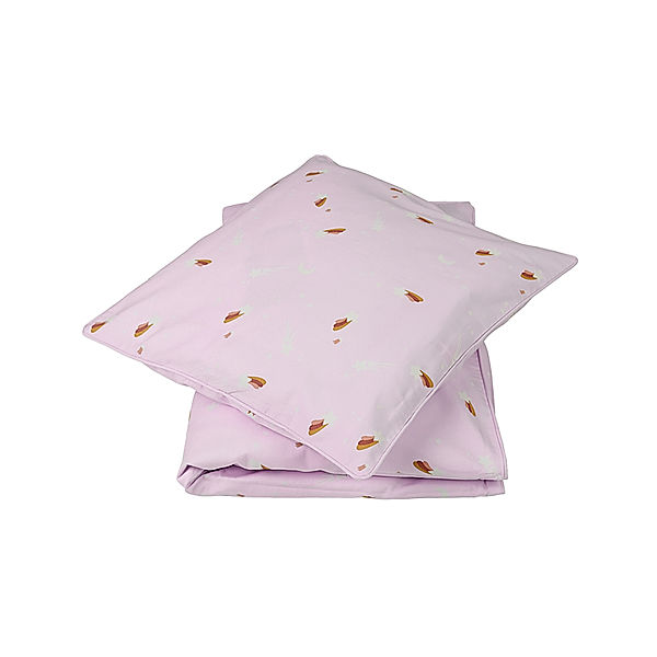 FABELAB Junior-Bettwäsche SHOOTING STAR (100x140/40x45) in rosa