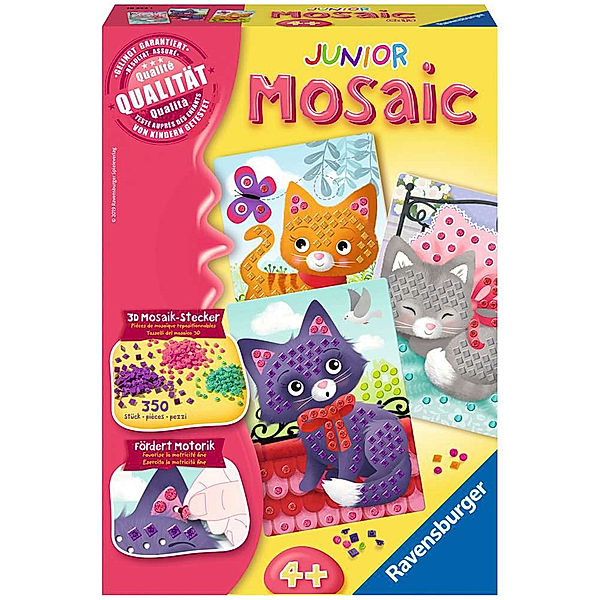 Ravensburger Verlag Junior Mosaic – Cats 51-teilig