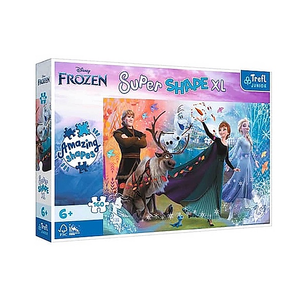 Trefl Junior Super Shape XL Puzzle 160 Teile - Disney Frozen