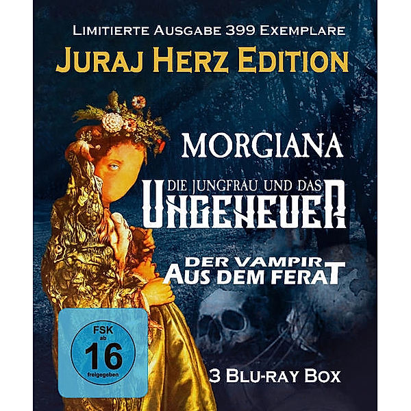Juraj Herz Edition: Morgiana, Die Jungfrau und das Ungeheuer, Der Autovampir BLU-RAY Box