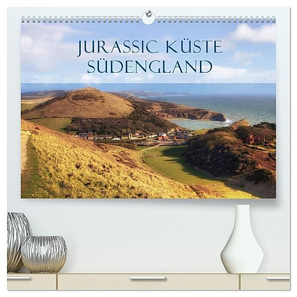 Jurassic Küste - Südengland (hochwertiger Premium Wandkalender 2025 DIN A2 quer), Kunstdruck in Hochglanz, Calvendo, Joana Kruse
