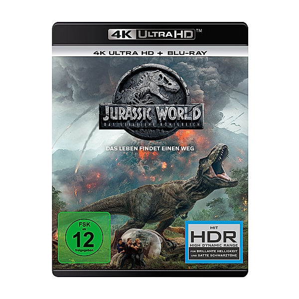 Jurassic World: Das gefallene Königreich (4K Ultra HD), Bryce Dallas Howard Toby Jones Chris Pratt