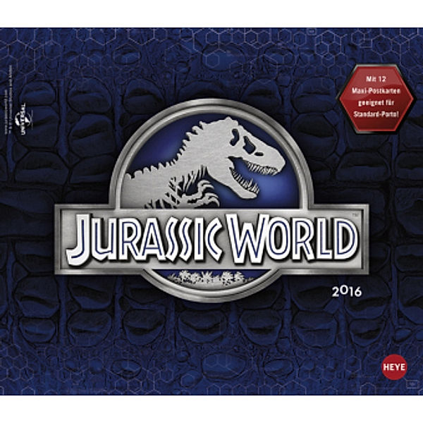 Jurassic World Maxi-Postkartenkalender 2016