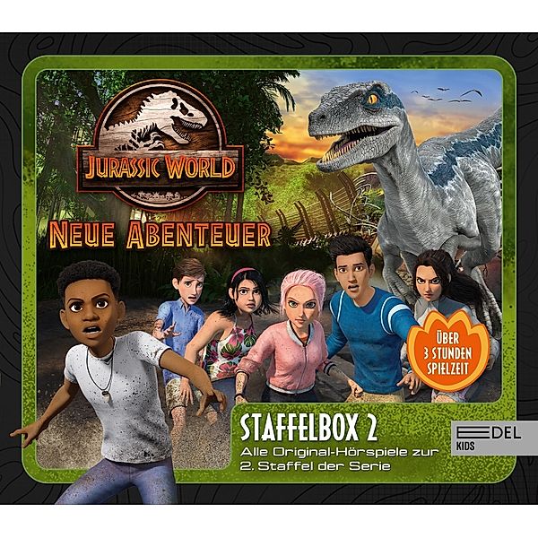 Jurassic World - Neue Abenteuer.Staffel.2,3 Audio-CD, Jurassic World-Neue Abenteuer