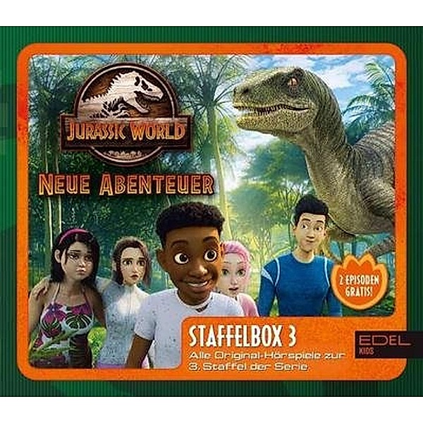 Jurassic World - Neue Abenteuer.Staffel.3,1 Audio-CD, Jurassic World-Neue Abenteuer