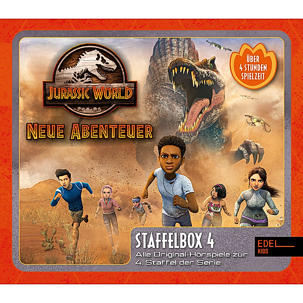 Jurassic World - Neue Abenteuer.Staffel.4,3 Audio-CD, Jurassic World-Neue Abenteuer