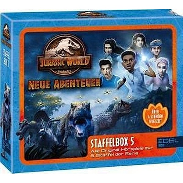 Jurassic World - Neue Abenteuer.Staffelbox.5,3 Audio-CD, Jurassic World-Neue Abenteuer