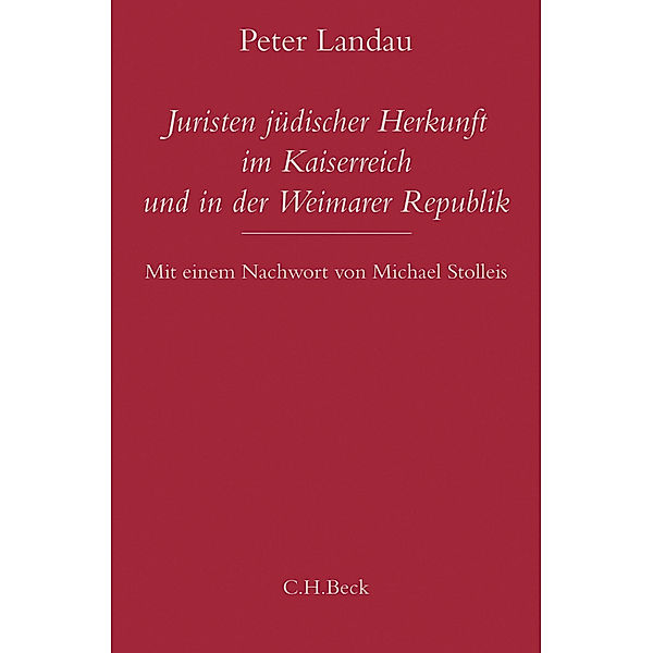 Juristen jüdischer Herkunft im Kaiserreich und in der Weimarer Republik, Peter Landau