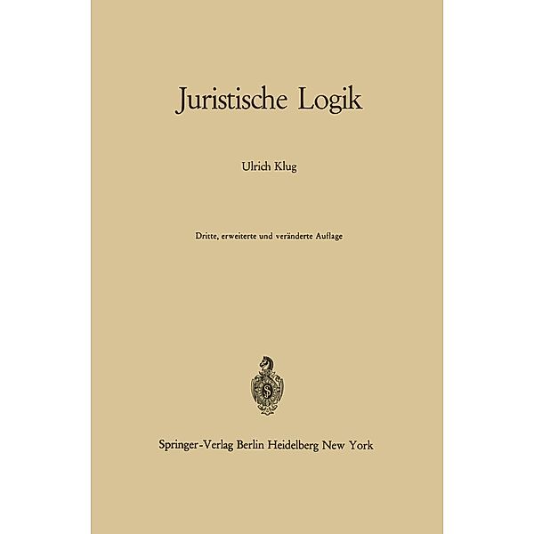 Juristische Logik, Ulrich Klug