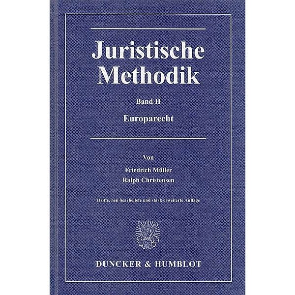 Juristische Methodik.Bd.2, Ralph Christensen, Friedrich Müller