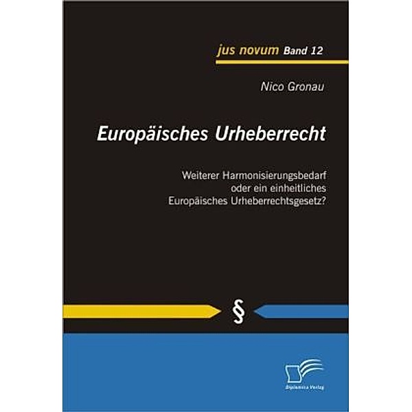 jus novum / Europäisches Urheberrecht, Nico Gronau