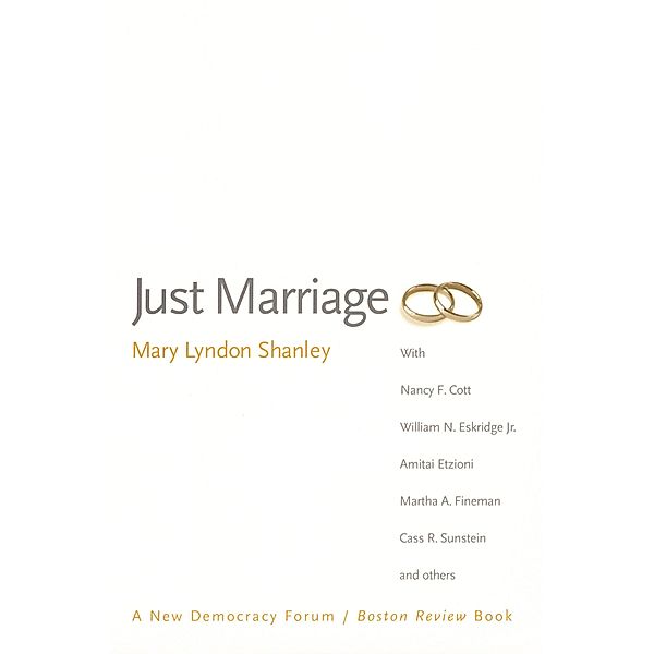 Just Marriage, Mary Lyndon Shanley