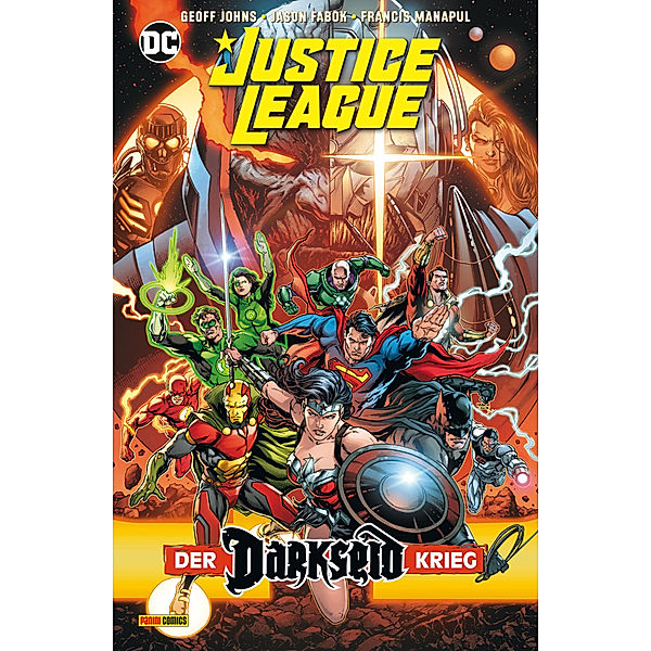 Justice League: Der Darkseid Krieg, Geoff Johns, Francis Manapul, Jason Fabok, Joe Prado, Oscar Jiménez, Paul Pelletier, Tony Kordos, Kevin Maguire, Phil Jiménez, Dan Jurgens, Jerry Ordway, Scott Kolins, Jim Lee, Scott Williams, Ivan Reis