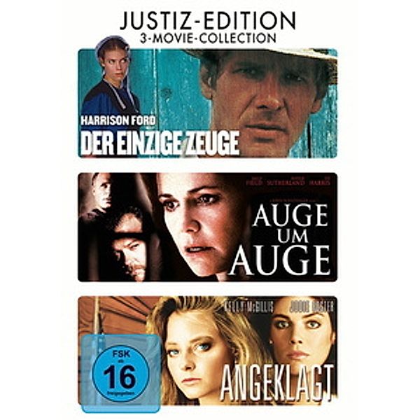 Justiz-Edition: 3-Movie-Collection, Sally Field,Kelly McGillis Harrison Ford