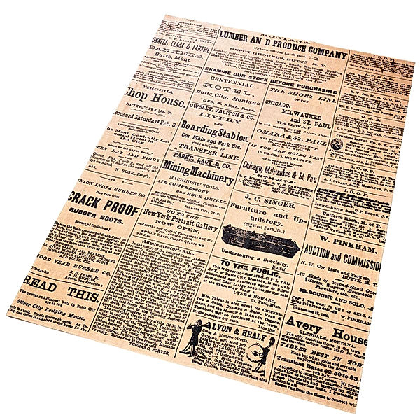 Jute-Teppich Newspaper (Maße: 120 x 180 cm)