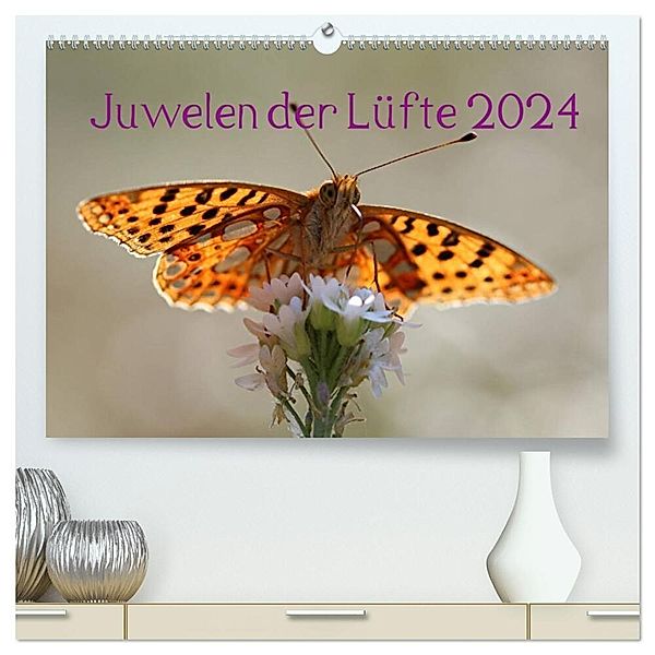 Juwelen der Lüfte 2024 (hochwertiger Premium Wandkalender 2024 DIN A2 quer), Kunstdruck in Hochglanz, Bernd Witkowski