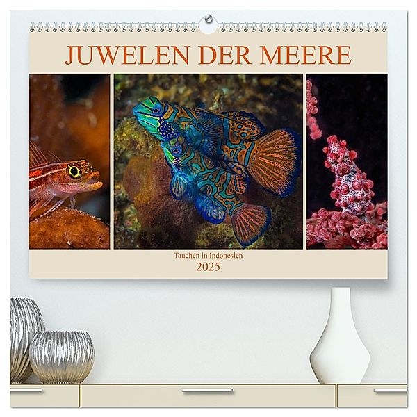 Juwelen der Meere (hochwertiger Premium Wandkalender 2025 DIN A2 quer), Kunstdruck in Hochglanz, Calvendo, Dieter Gödecke