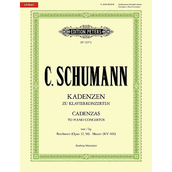 Kadenzen zu Klavierkonzerten -von Beethoven (Opus 37, Opus-, Clara Schumann