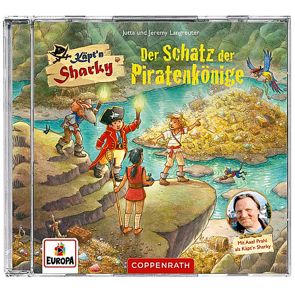 Käpt'n Sharky - CD Hörspiel: Käpt'n Sharky - Der Schatz der Piratenkönige,Audio-CD, Jutta Langreuter, Jeremy Langreuter