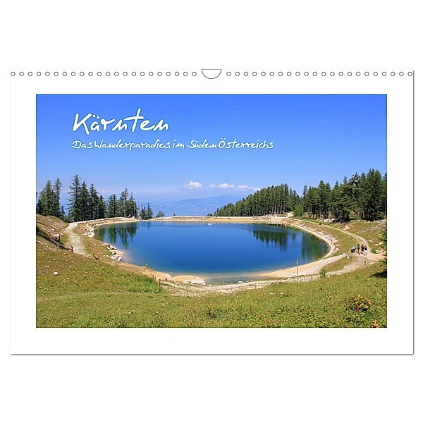 Kärnten - Das Wanderparadies im Süden Österreichs (Wandkalender 2024 DIN A3 quer), CALVENDO Monatskalender, Anja Sucker