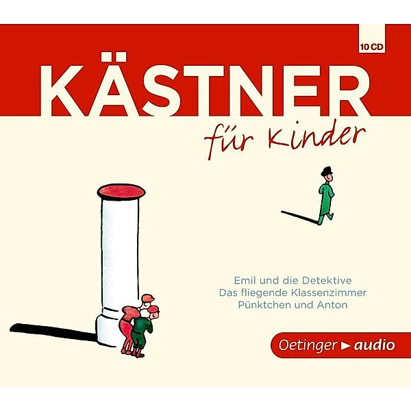 Kästner für Kinder, 10 Audio-CD, Erich Kästner