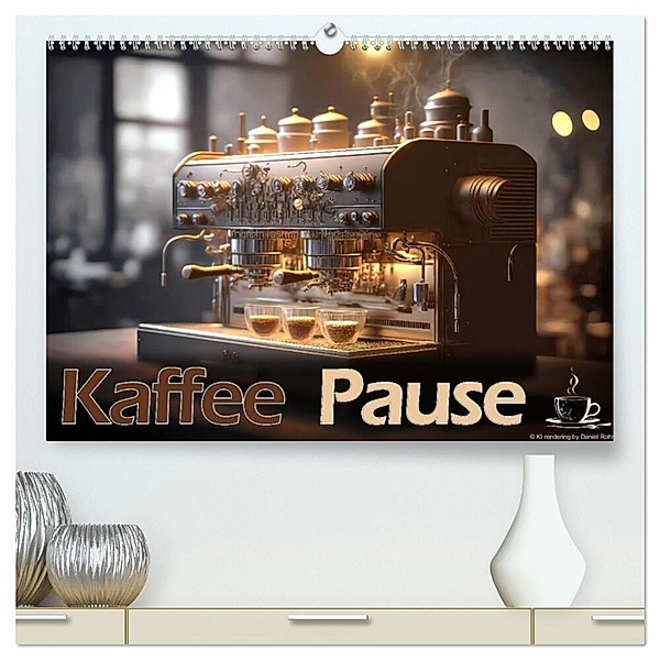 Kaffee Pause (hochwertiger Premium Wandkalender 2024 DIN A2 quer), Kunstdruck in Hochglanz, Daniel Rohr