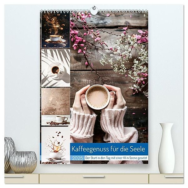 Kaffeegenuss für die Seele (hochwertiger Premium Wandkalender 2025 DIN A2 hoch), Kunstdruck in Hochglanz, Calvendo, Steffen Gierok-Latniak