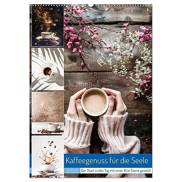 Kaffeegenuss für die Seele (Wandkalender 2025 DIN A2 hoch), CALVENDO Monatskalender, Calvendo, Steffen Gierok-Latniak
