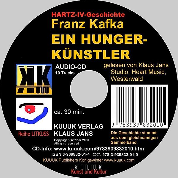 Kafka, F: Hungerkünstler/CD, Franz Kafka