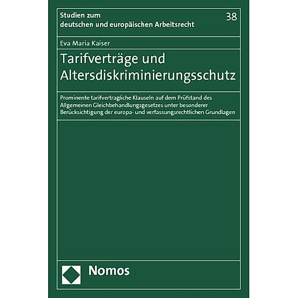 Kaiser, E: Tarifverträge und Altersdiskriminierungsschutz, Eva Maria Kaiser