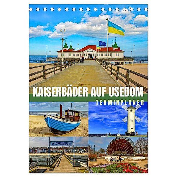 Kaiserbäder auf Usedom (Tischkalender 2025 DIN A5 hoch), CALVENDO Monatskalender, Calvendo, Holger Felix