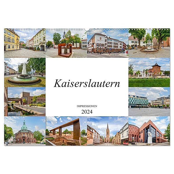 Kaiserslautern Impressionen (Wandkalender 2024 DIN A2 quer), CALVENDO Monatskalender, Dirk Meutzner