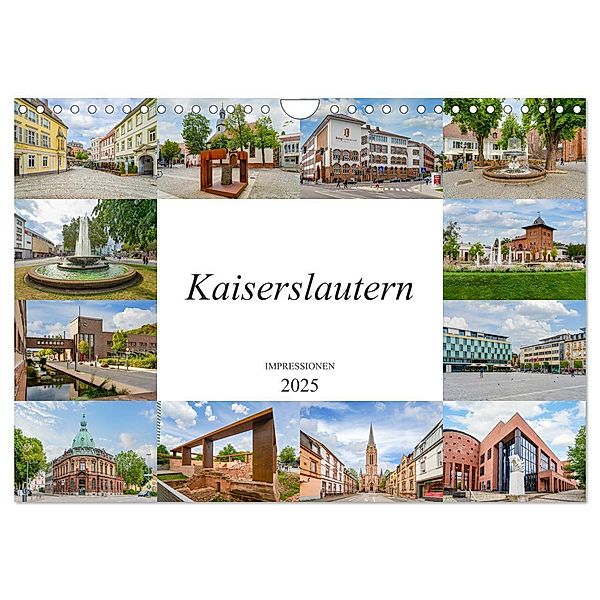 Kaiserslautern Impressionen (Wandkalender 2025 DIN A4 quer), CALVENDO Monatskalender, Calvendo, Dirk Meutzner