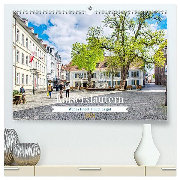 Kaiserslautern - Wer es findet, findet es gut (hochwertiger Premium Wandkalender 2024 DIN A2 quer), Kunstdruck in Hochglanz, Thomas Bartruff
