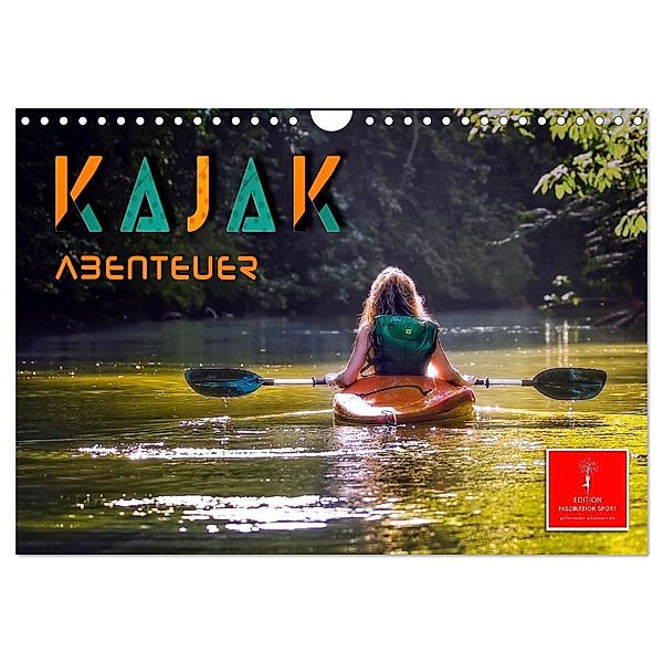 Kajak Abenteuer (Wandkalender 2024 DIN A4 quer), CALVENDO Monatskalender, Peter Roder
