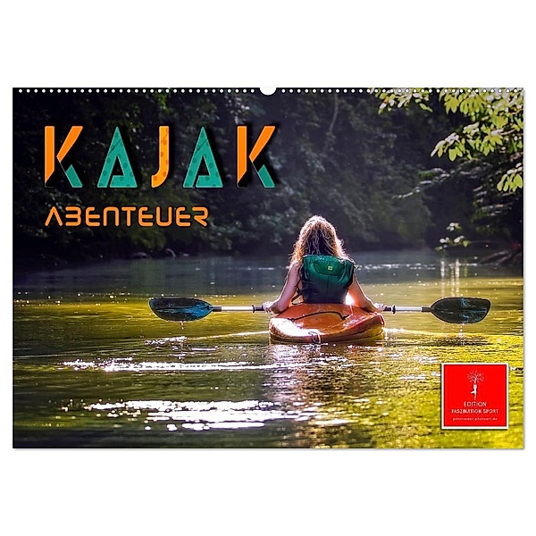 Kajak Abenteuer (Wandkalender 2025 DIN A2 quer), CALVENDO Monatskalender, Calvendo, Peter Roder