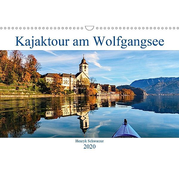 Kajaktour am Wolfgangsee (Wandkalender 2020 DIN A3 quer), Henryk Schwarzer
