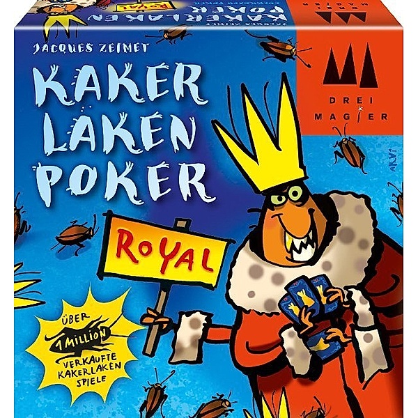 SCHMIDT SPIELE, Drei Magier Verlag Kakerlaken-Poker, Royal (Spiel)