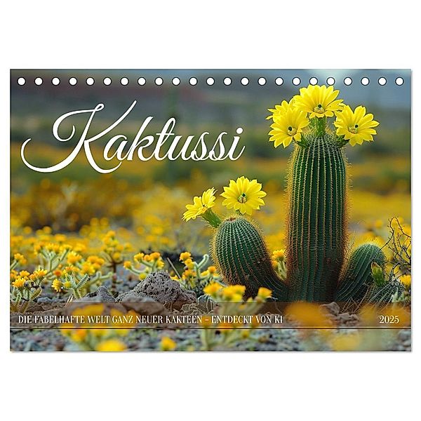 Kaktussi (Tischkalender 2025 DIN A5 quer), CALVENDO Monatskalender, Calvendo, Kerstin Waurick
