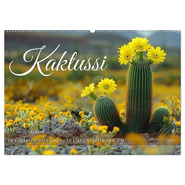 Kaktussi (Wandkalender 2025 DIN A2 quer), CALVENDO Monatskalender, Calvendo, Kerstin Waurick