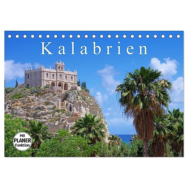 Kalabrien (Tischkalender 2024 DIN A5 quer), CALVENDO Monatskalender, LianeM