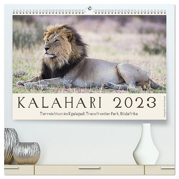 Kalahari - Tierreichtum im Kgalagadi Transfrontier Park, Südafrika (hochwertiger Premium Wandkalender 2024 DIN A2 quer), Kunstdruck in Hochglanz, Silvia Trüssel