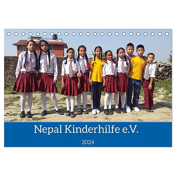 Kalender der Nepal Kinderhilfe e.V. (Tischkalender 2024 DIN A5 quer), CALVENDO Monatskalender, Nicolle Range